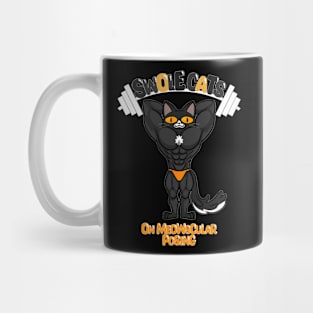 SWOLE BLACK CAT Mug